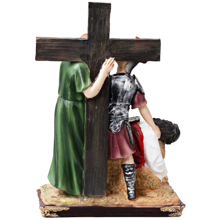 Estatuas en resina 15 estaciones Via Crucis 20 cm