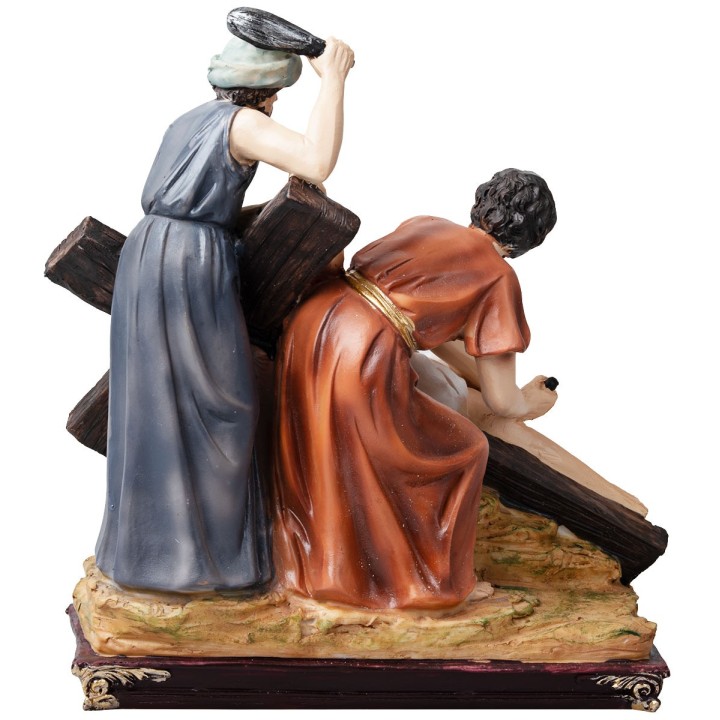 Estatuas en resina 15 estaciones Via Crucis 20 cm