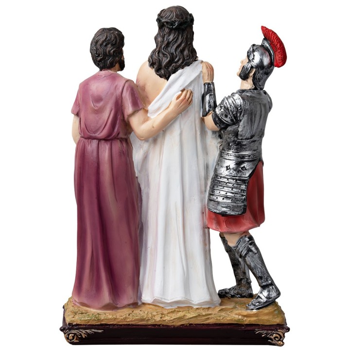 Estatuas en resina 15 estaciones Via Crucis 20 cm