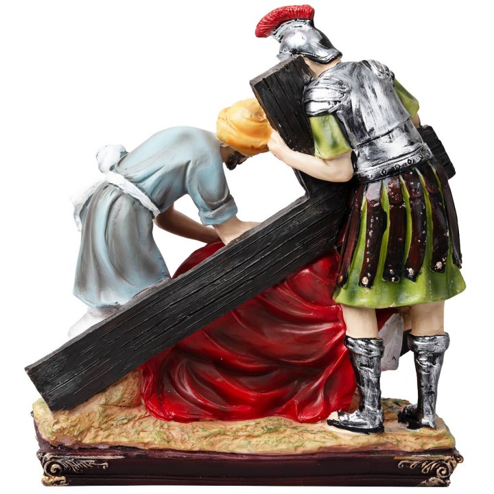 Statue in resina 15 stazioni Via Crucis 20 cm