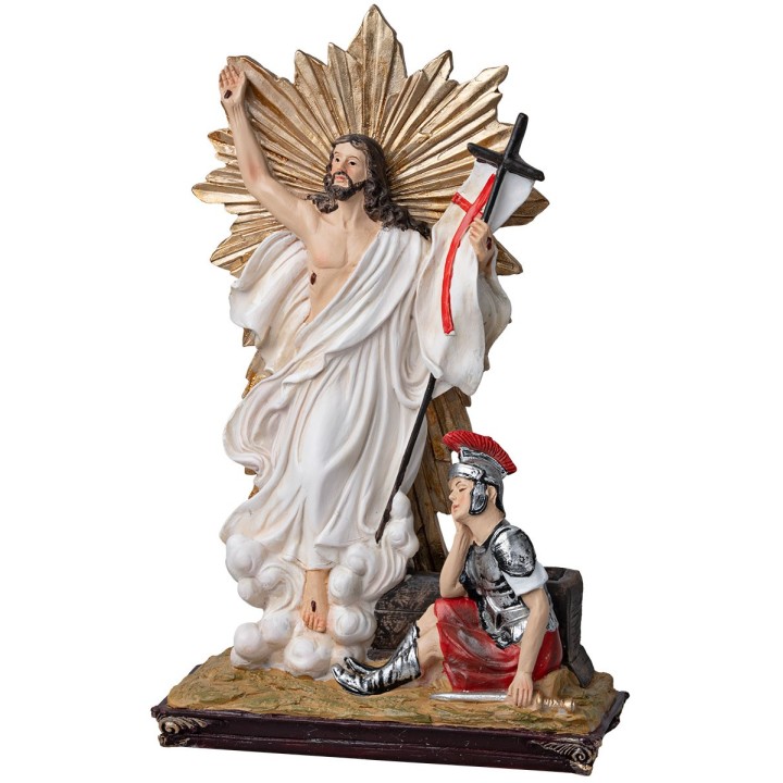 Resin statues 15 stations Via Crucis 20 cm