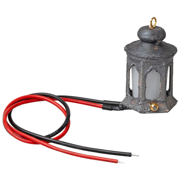 Lanterna Led gialla tremolante 12 volt 3 cm