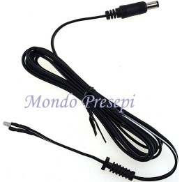 Led fuego amarillo Ø 3 mm con conector