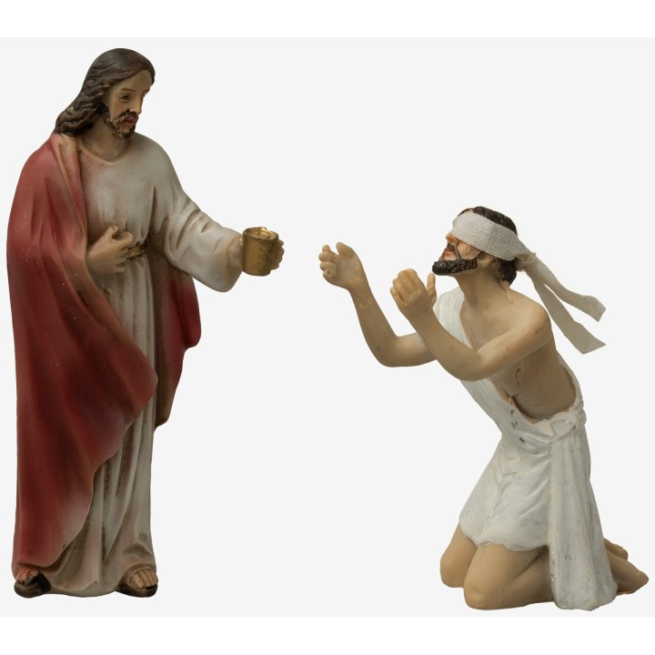 Easter statues Jesus gives sight to the Czech 9 cm