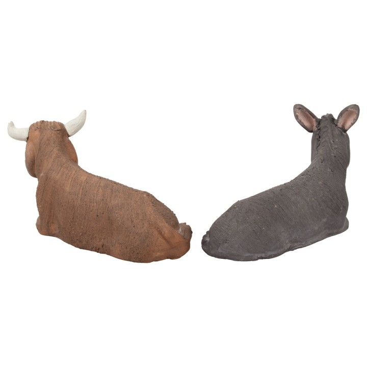 Set de buey y burro serie 12 cm