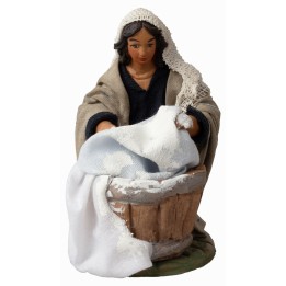 Lavandera de rodillas serie 12 cm