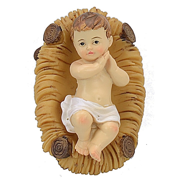 Nativity 3 figures in resin 20 cm