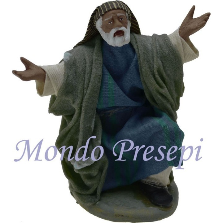 Uomo inginocchiato Lux cm 12