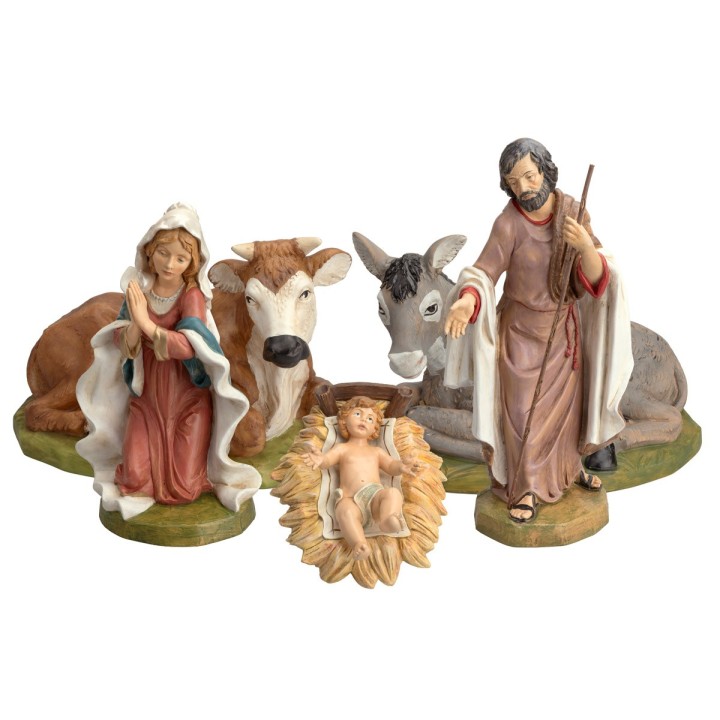 Nativity 5 subjects series 45 cm Lux Euromarchi