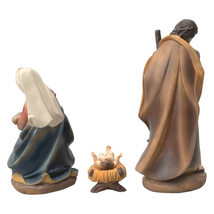 Nativity 3 subjects in resin series 15 cm