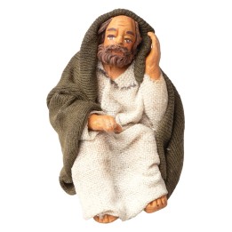 Seated man at rest series 10 cm