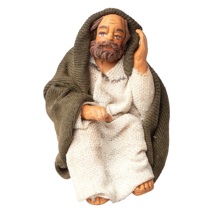 Seated man at rest series 10 cm