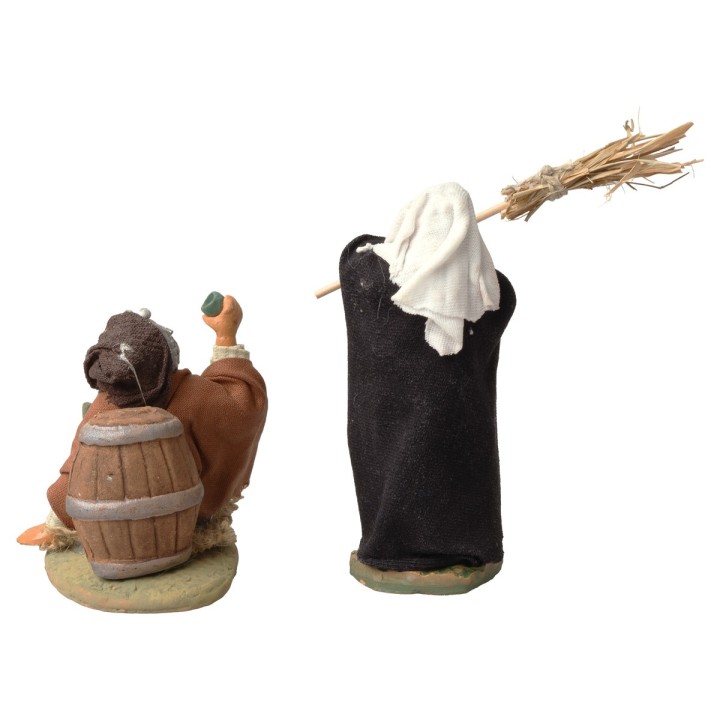 Set donna che picchia marito serie 10 cm