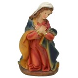Kneeling Madonna in resin series 15 cm