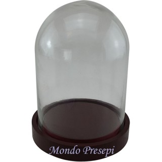 Bell empty glass cm 13x17,5 h.