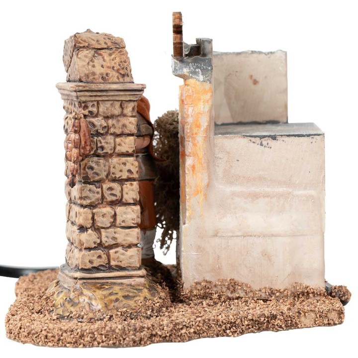 Salumiere con bottega serie 10 cm Landi Moranduzzo in movimento