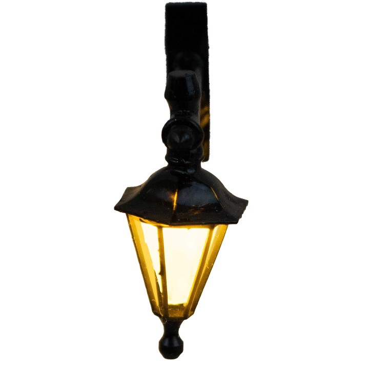 Lámpara de pared cm 4x4,1 con LED amarillo parpadeante 12v