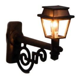 Linterna de pared cm 4,2x2,4 con microlámpara 12v