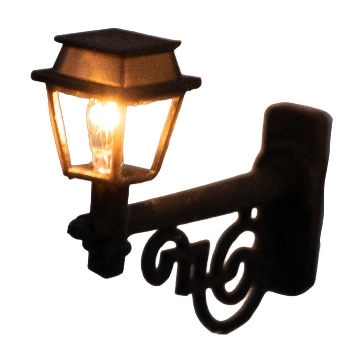 Wall lantern cm 4.2x2.4 with 12v microlamp