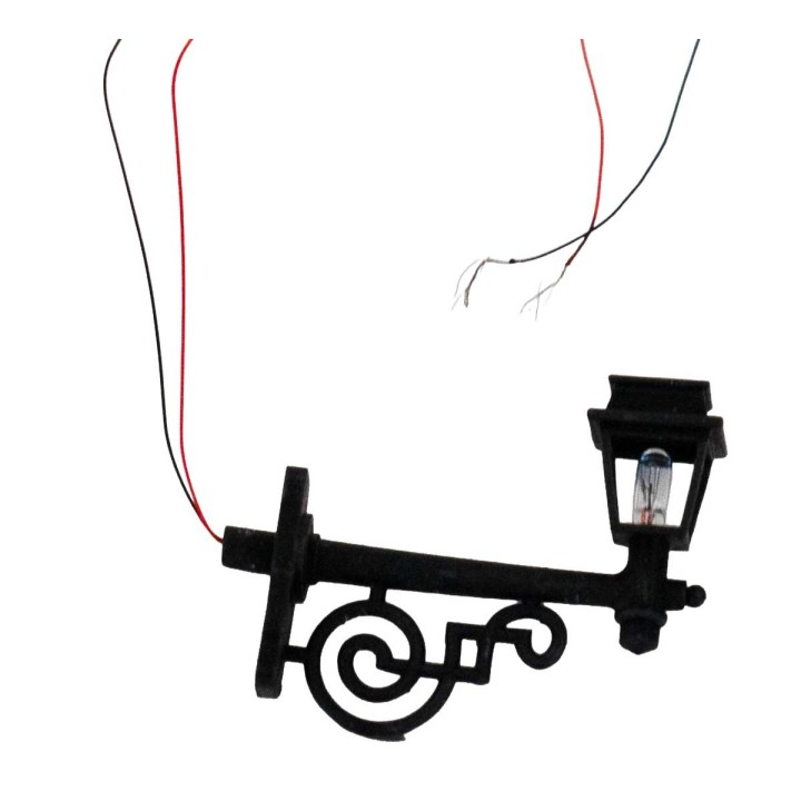 Lanterna da parete cm 4,2x2,4 con microlampada 12v