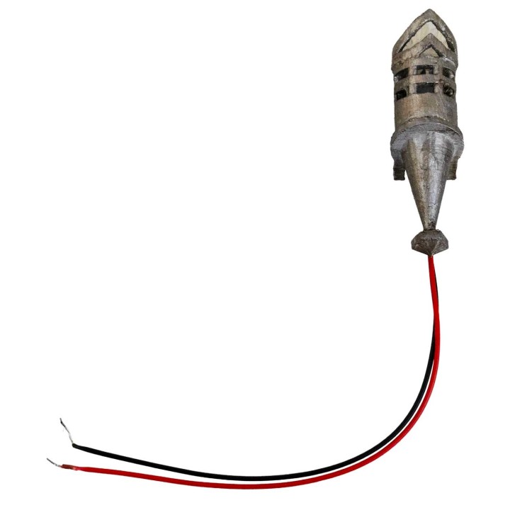 Torch h 7.3 cm flickering orange LED 12v