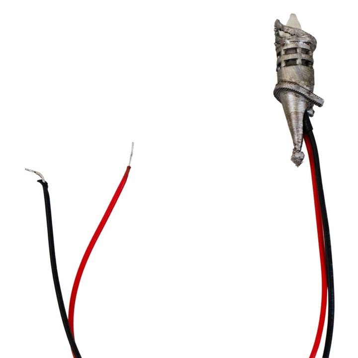 Torch h 7.3 cm flickering orange LED 12v