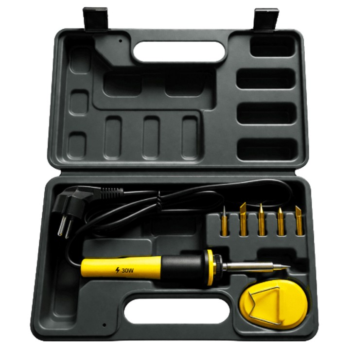 Pirograbador con caja completa de 5 puntas V-PG/30W