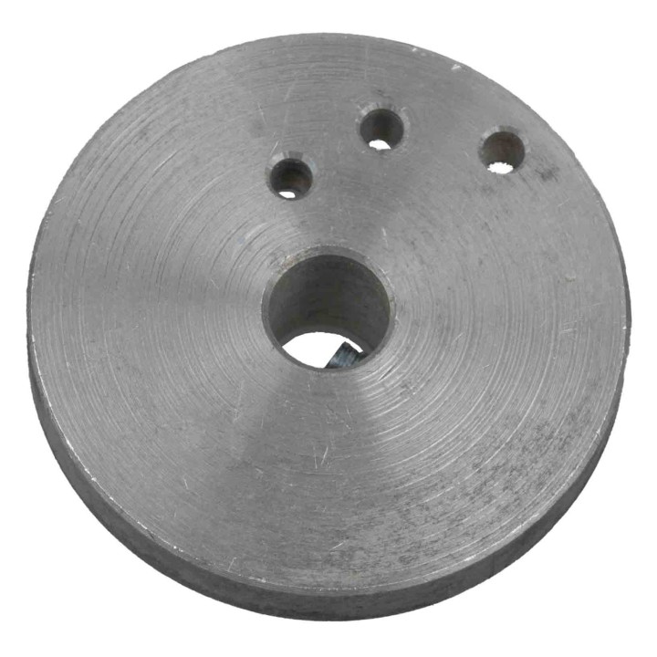Puleggia ø 3,5 cm in alluminio per motoriduttori 4w