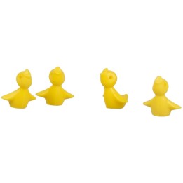 Juego de 4 pollitos de 1 cm
