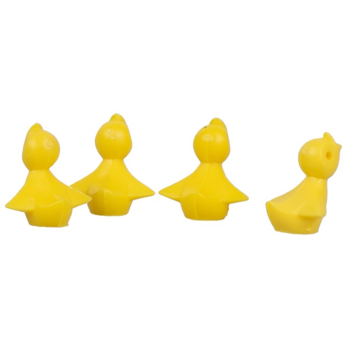 Juego de 4 pollitos de 1 cm