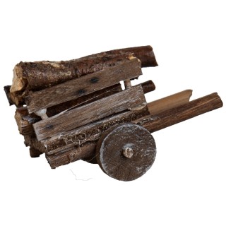 Cart with wood - 35896