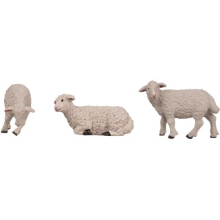 Establecer 3 ovejas para estatuas de 10 cm Oliver