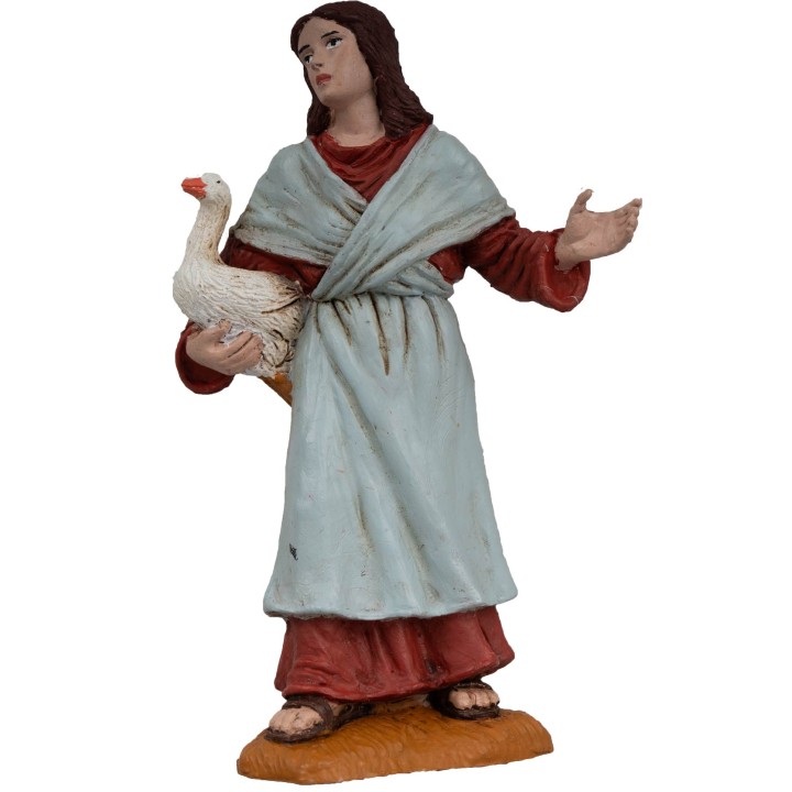 Cm 15 Woman with goose series Oliver