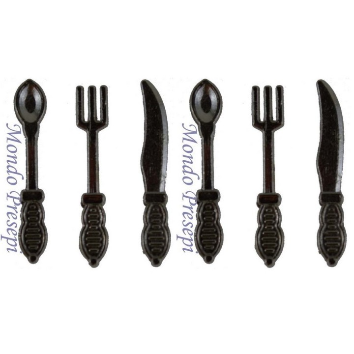 2 Set di posate cm 2,5