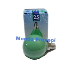 Lampada E14 - 25W verde