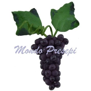 Grappolo d'uva nera cm 2