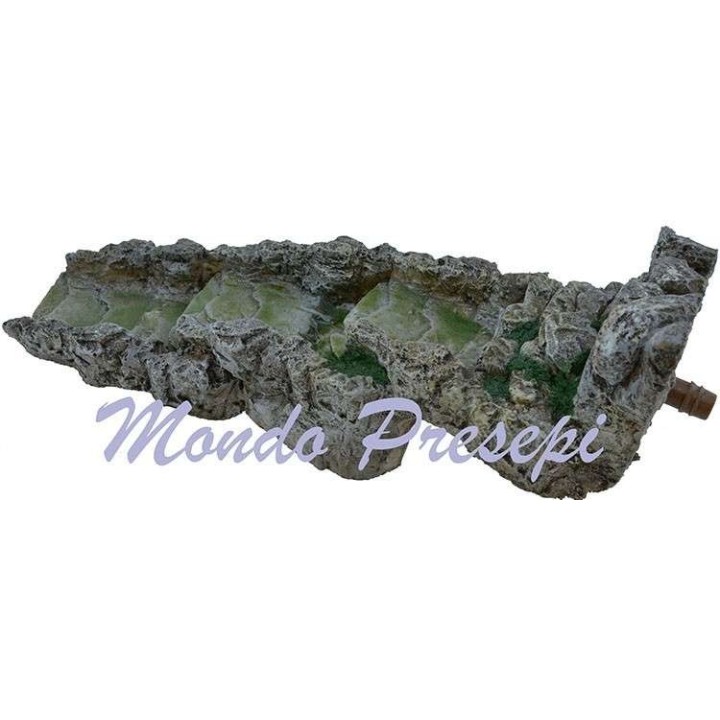 New Ruscello Cascata cm 29x9 - Il presepe fai da te