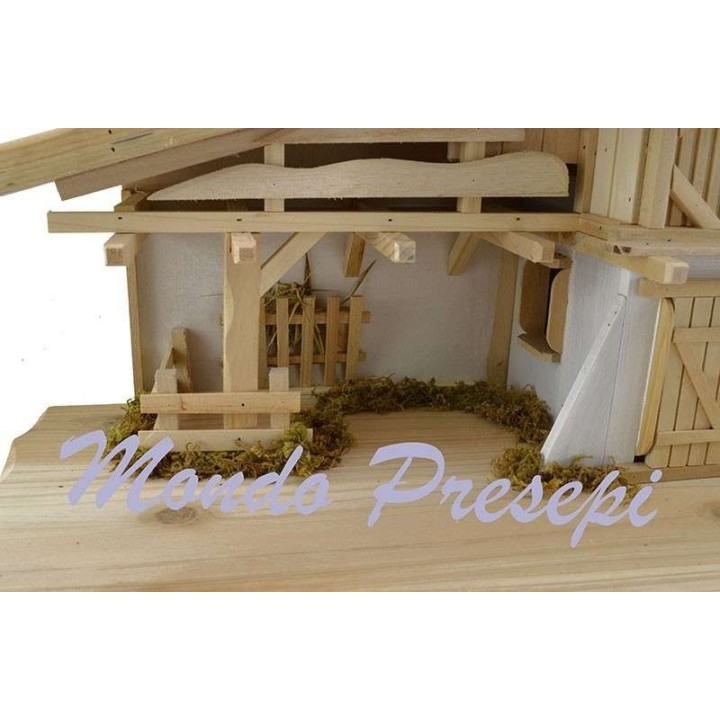 Capanna in legno cm 59x29x27