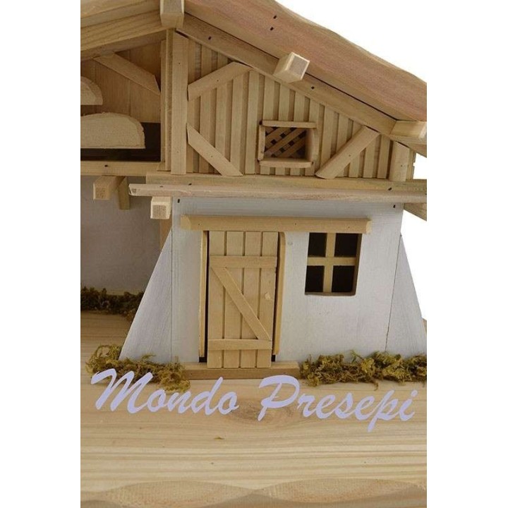 Capanna in legno cm 59x29x27