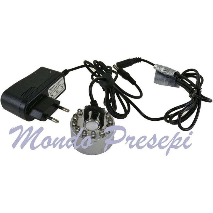Nebulizzatore con led colorati completo di alimentatore Effetto