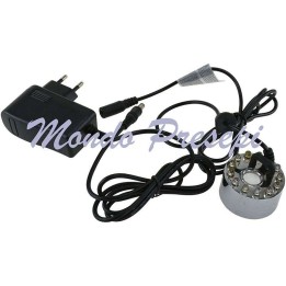 Nebulizador con luces LED blancas completo de alimentador -