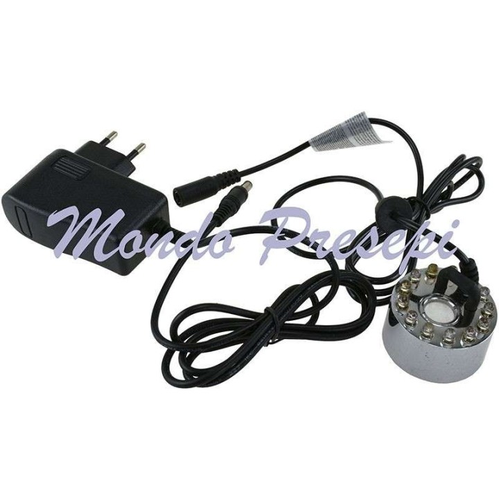 Nebulizador con luces LED blancas completo de alimentador -