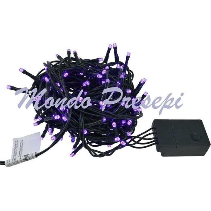 Catena 180 led fucsia con giochi di luce