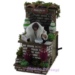 Farmacia in movimento cm 14x9x15 h.