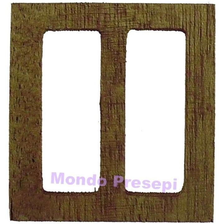 Ventana de madera cm 4,7x5 h.