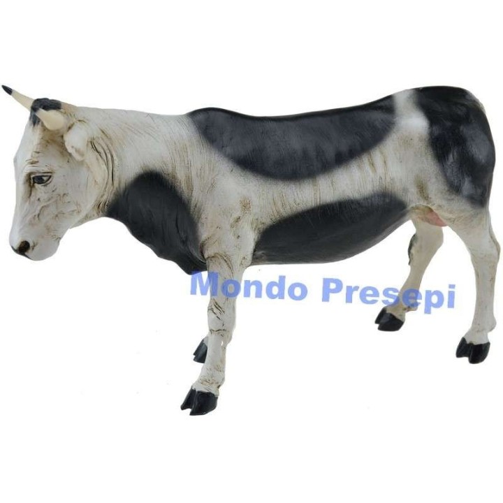 Bue in piedi pezzato per statue cm 30