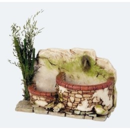 Resin fountain with two basins - Cod. 