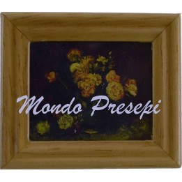 Framework with flowers cm 3,7x4,2