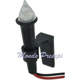 Antorcha parpadeante a led 8 mm 12v. 