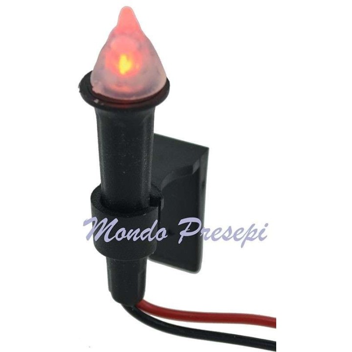 Antorcha parpadeante a led 8 mm 12v. 